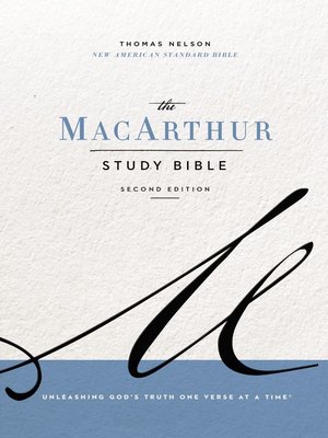 cover image of NASB, MacArthur Study Bible